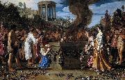 Pieter Lastman Orestes and Pylades Disputing at the Altar. oil painting